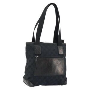 GUCCI GG Canvas Tote Bag Black